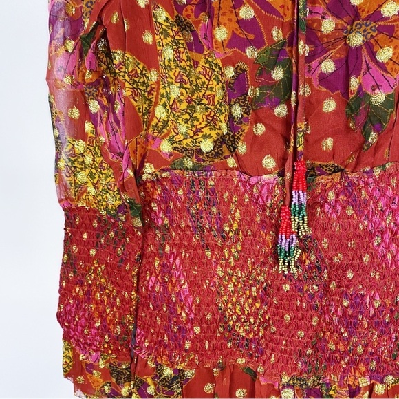 Farm Rio - Printed Smocked Dress - Picture 5 of 7